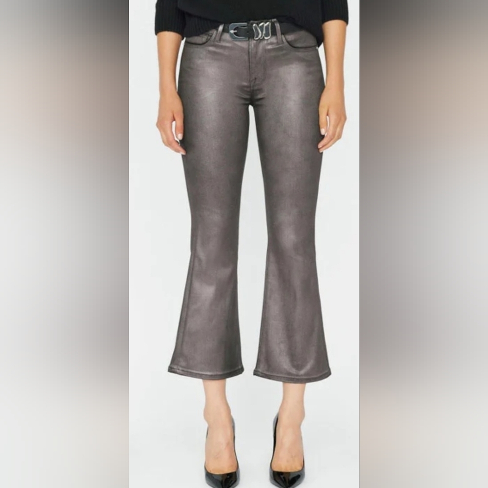Frame Le Crop Mini Boot Jeans in Pewter Size 27